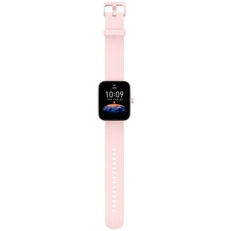 pantalla del Amazfit Bip 3 Pro Rosa