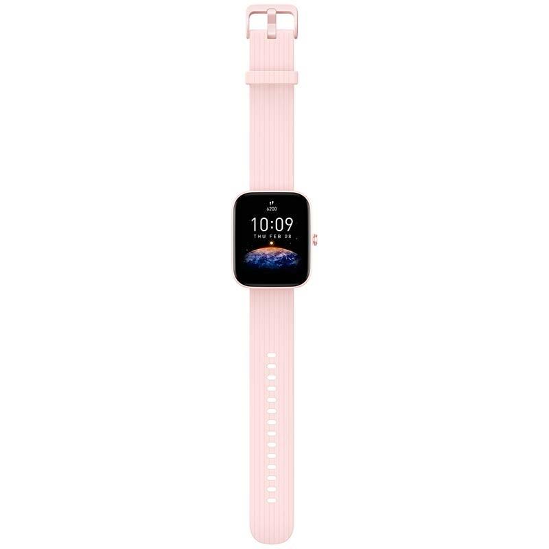 pantalla del Amazfit Bip 3 Pro Rosa