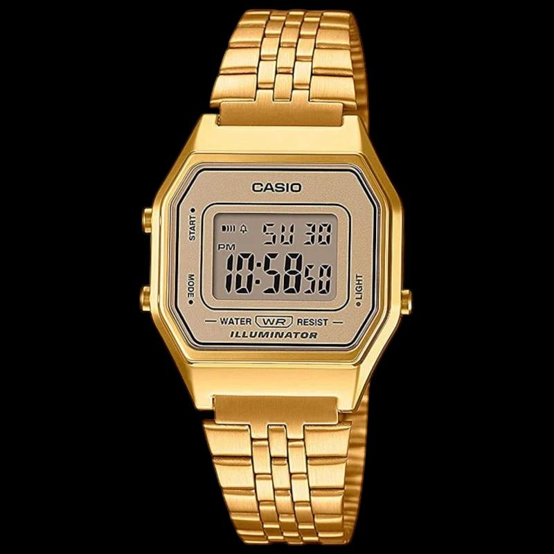 Casio LA680WEGA-9ER Vintage Iconic Reloj Digital Dorado