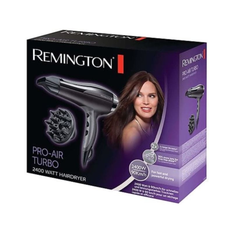 Caja del Secador de pelo Remington D5220 2400W Negro