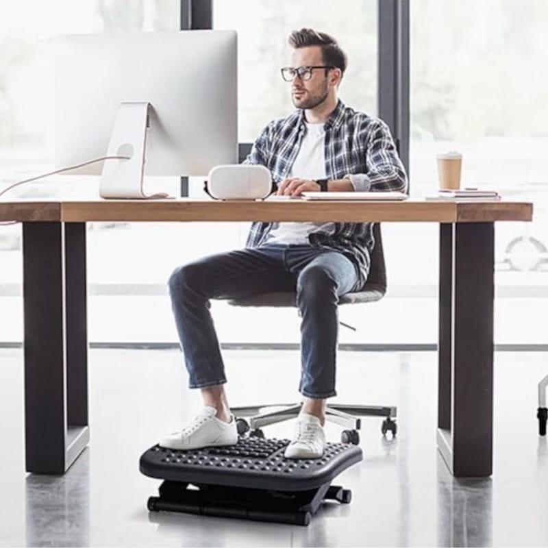 Cómodo de Reposapiés Huanuo HNFR4 Negro