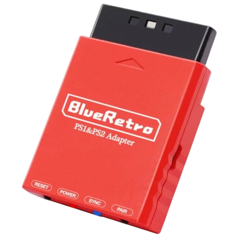 RetroScaler BlueRetro PS1, PS2, PS4, PS5, Nintendo Switch Rouge - Adaptateur Gamepad