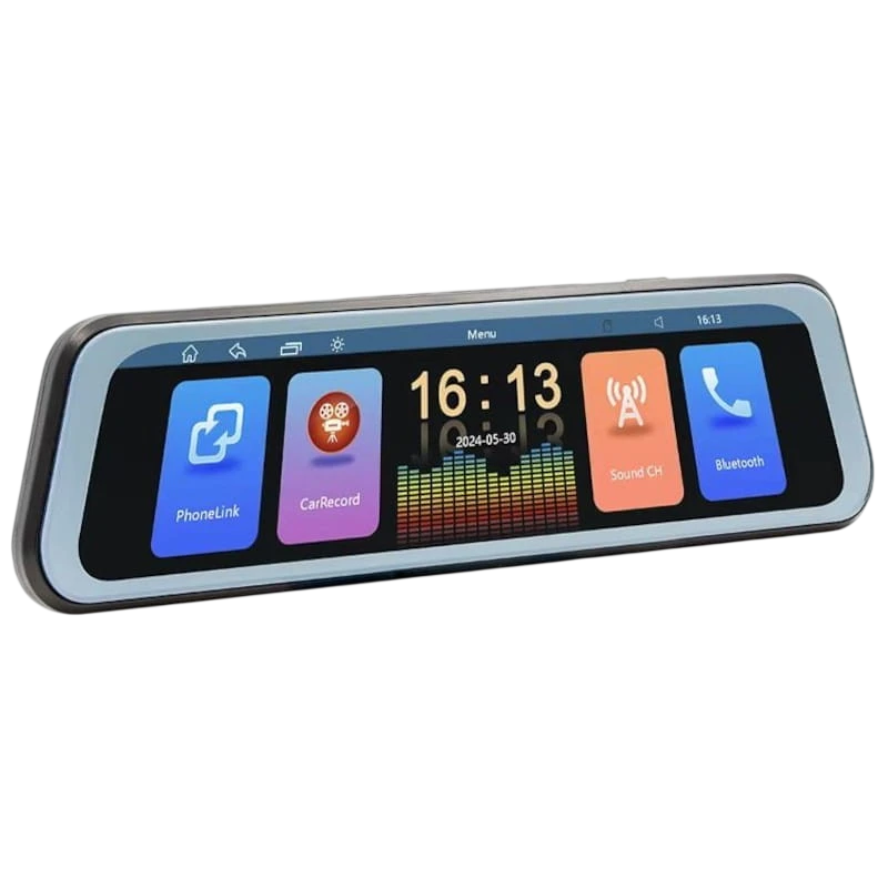Retrovisor SWM B5319R 9.36 pulgadas Carplay/Android Auto Inalámbrico Negro - Reproductor multimedia para coche