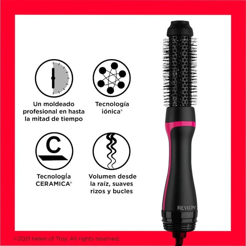 Revlon Hair Dryer and Volumiser black Schwarz (RVDR5292E) - Cepillo secador características