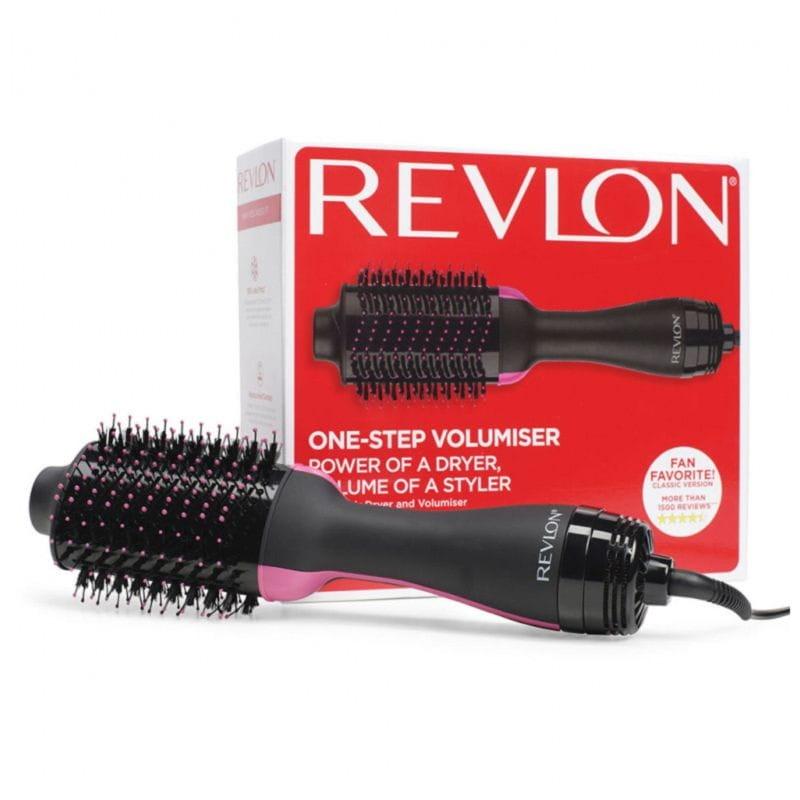 Brosse à air chaud Revlon RVDR5222E Noir/Rose avec boîte