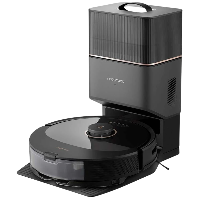 Roborock Q8 Max Plus Negro + Base de autovaciado - Aspirador Robot