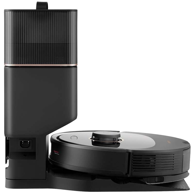 vista lateral del Aspirador Robot Roborock Q8 Max+ Negro