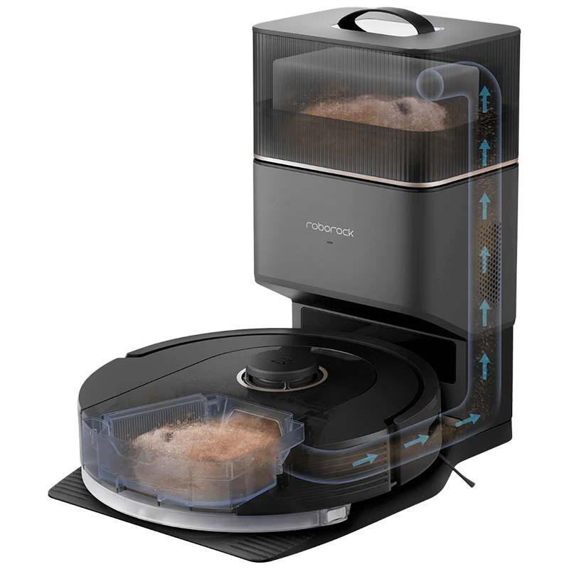 base de autovaciado del Aspirador Robot Roborock Q5 Pro+ Negro
