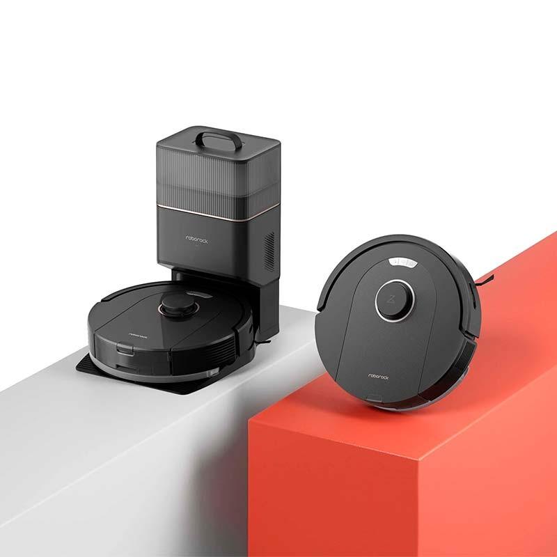 foto real del Aspirador Robot Roborock Q5 Pro+ Negro