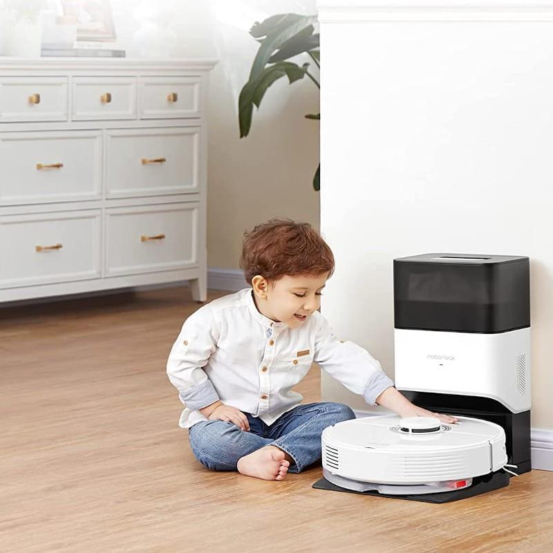 Roborock Q7 Max Plus Blanco + Base de autovaciado - Aspirador Robot - Cuidado