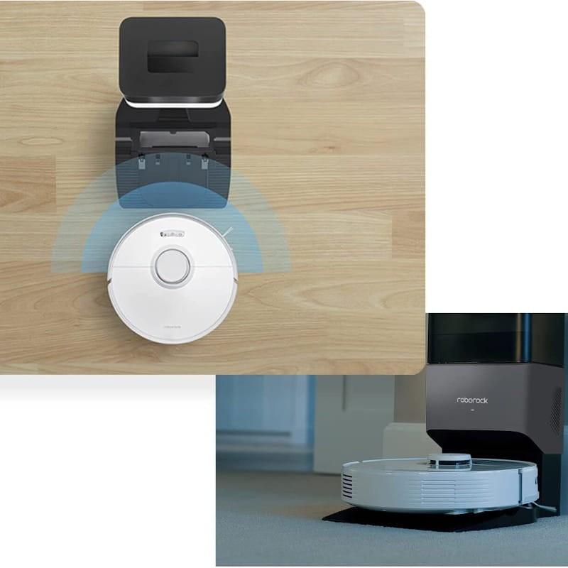 Roborock Q7 Max Plus Blanco + Base de autovaciado - Aspirador Robot - Gran calidad