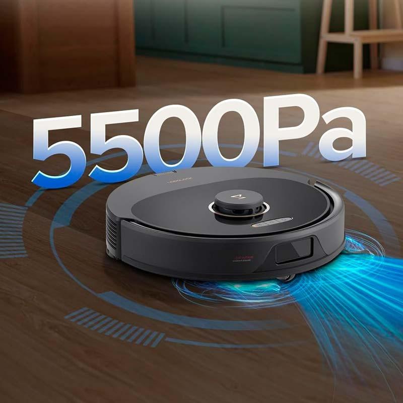 potencia de succión del Aspirador Robot Roborock Q8 Max Negro
