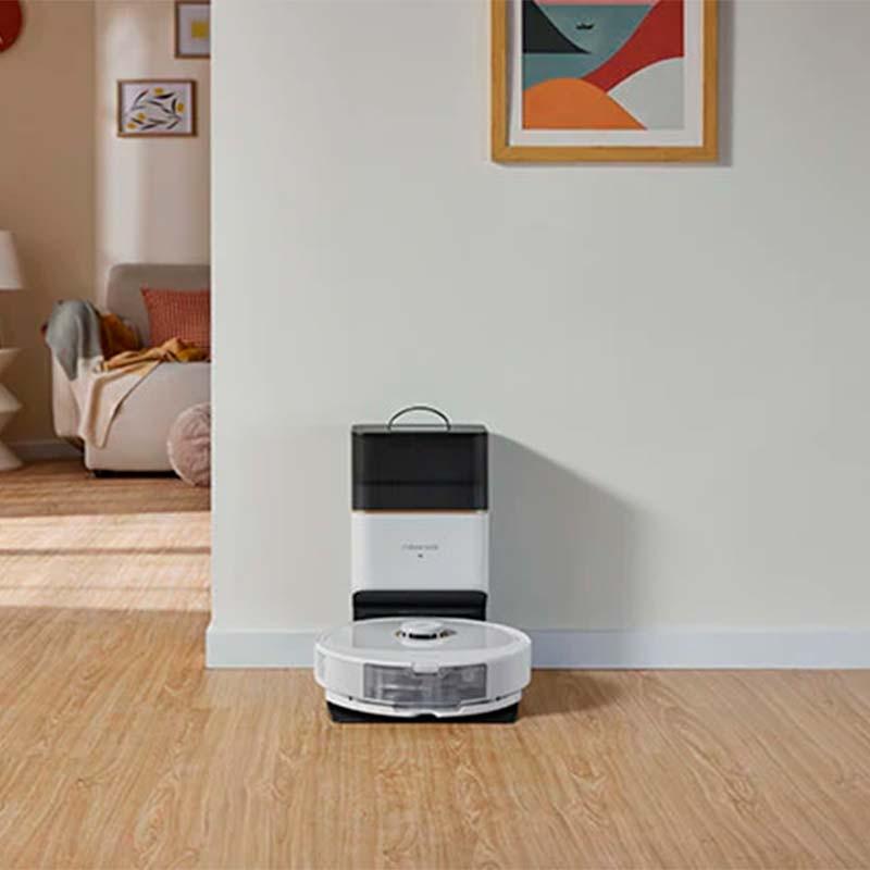 Base de vidage automatique du robot aspirateur Roborock Q8 Max+ Blanc