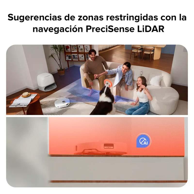 Roborock Qrevo Curv - navegación LiDAR