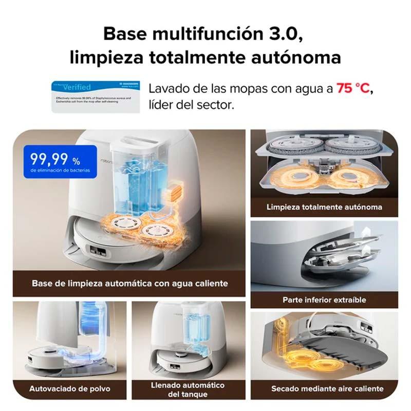 Roborock Qrevo Curv - base multifunción 3.0