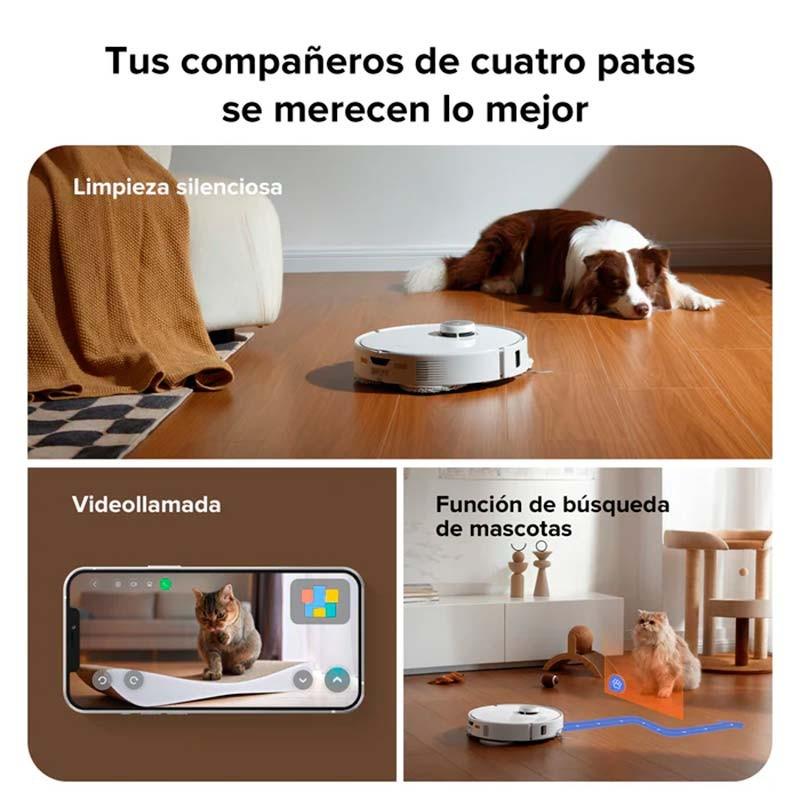Roborock Qrevo Curv - funciones para mascotas