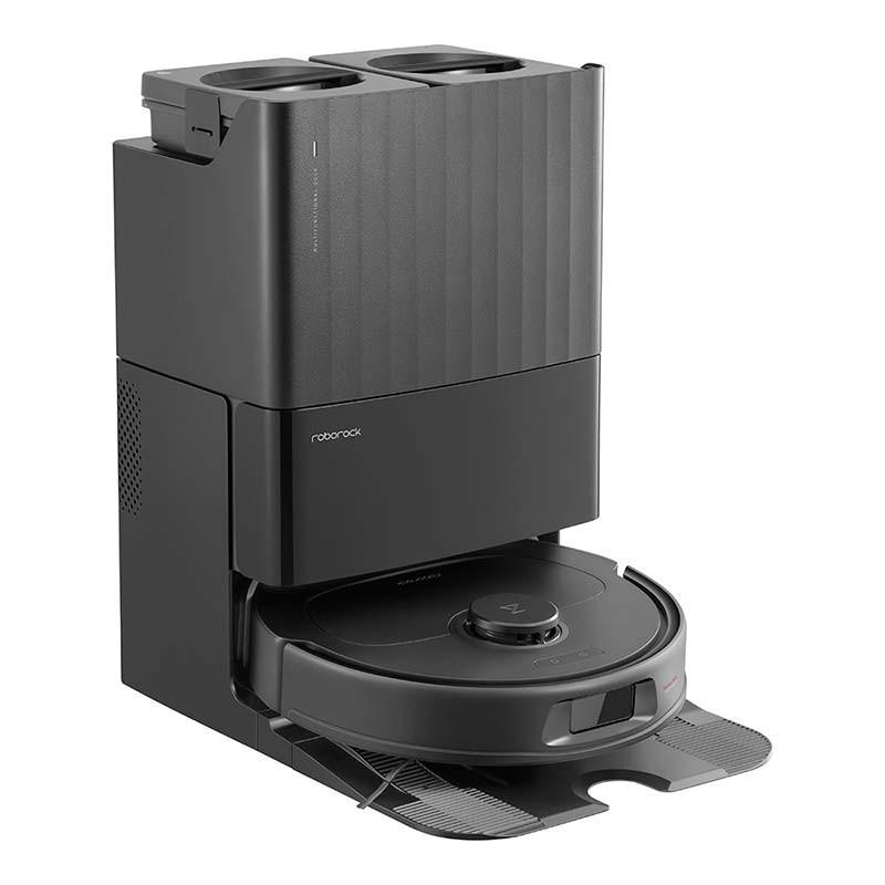 Roborock Qrevo Plus Negro con Base de autolimpieza - lateral izquierdo