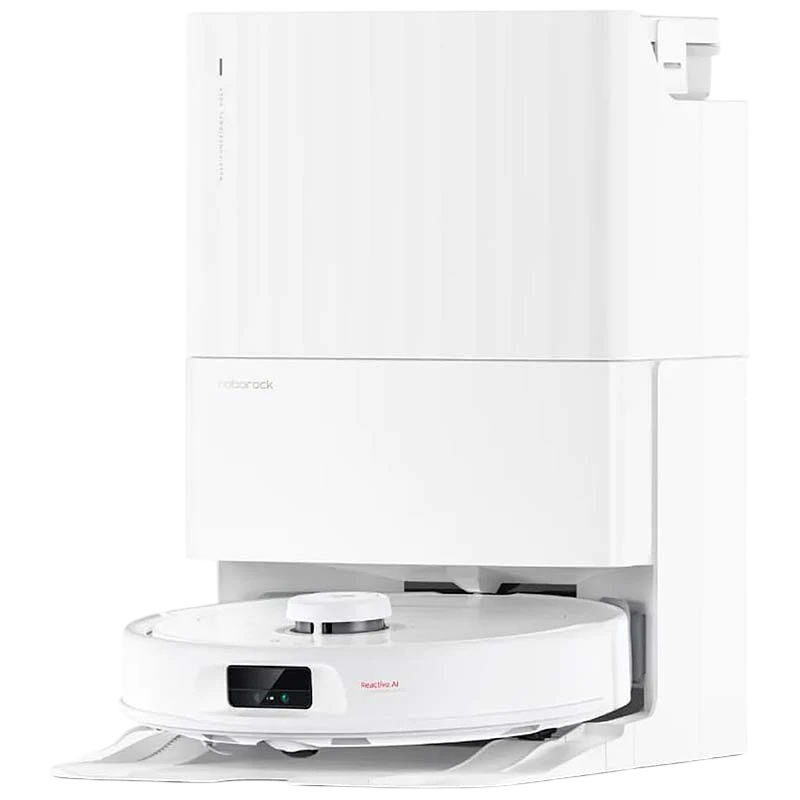 Roborock Qrevo MaxV Blanco con Base de autolimpieza - Aspirador Robot