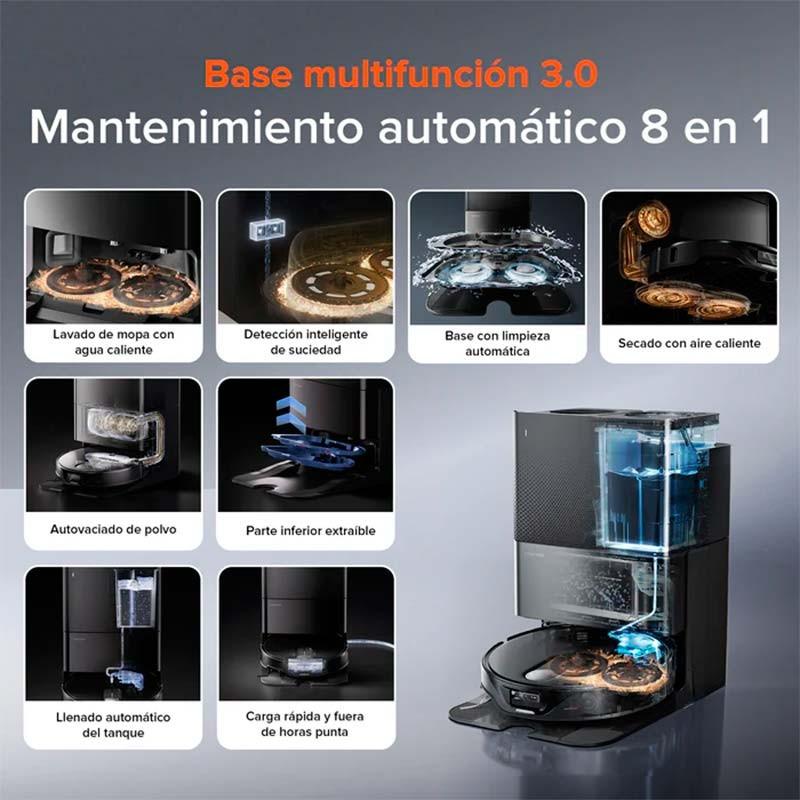 Roborock Qrevo Slim - base multifunción 3.0