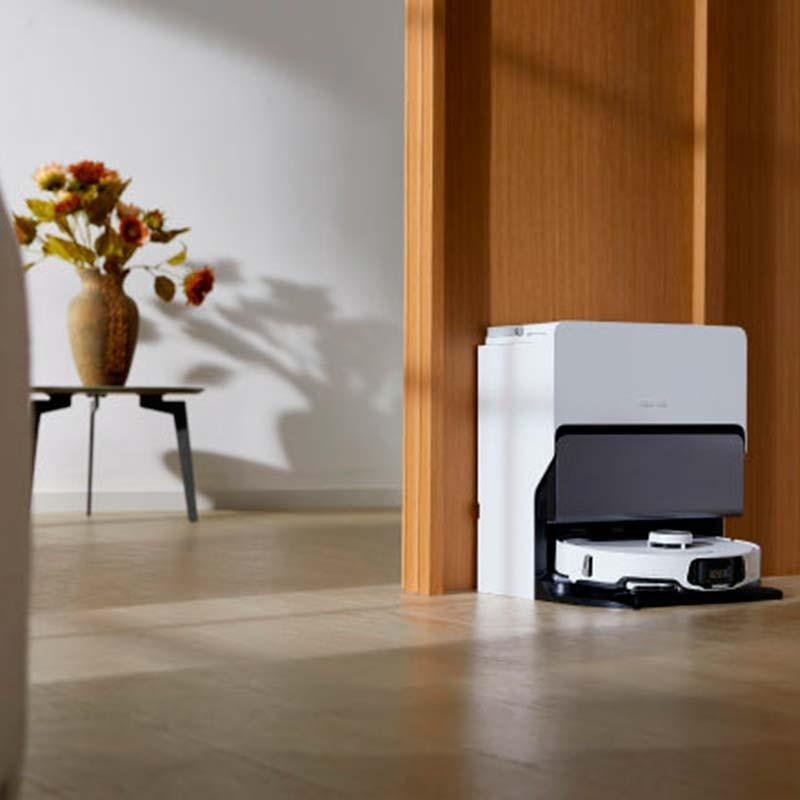 estación de autolimpieza del Aspirador Robot Roborock S8 MaxV Ultra Blanco