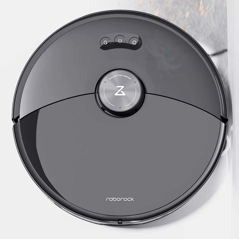 vista superior del Aspirador Robot Roborock S8 MaxV Ultra Negro