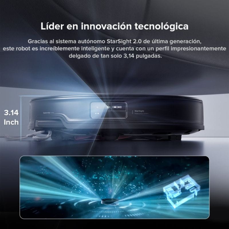 Roborock Saros 10R con sistema Starlight 2.0