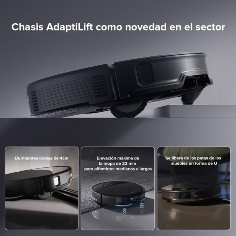 Roborock Saros 10R con chasis Adaptalift