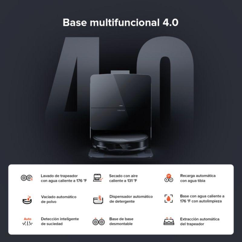 Roborock Saros 10R con base multifunción 4.0