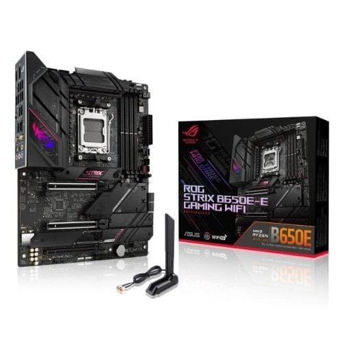 ASUS ROG STRIX B650E-E GAMING WIFI AMD Ryzen™ Zócalo AM5 128GB ATX Negro - Placa base