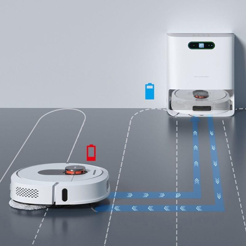 Roidmi EVA avec base intelligente - Robot Aspirateur - Adaptable