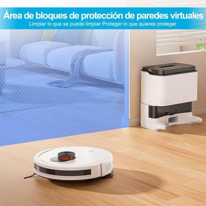 Posibilidad de paredes virtuales con el Robot aspirador ROIDMI EVE CC Blanco