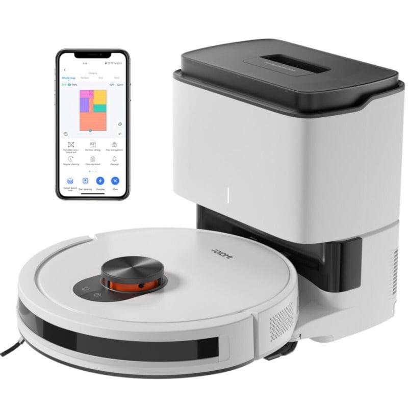 Vista general del ROIDMI EVE CC Blanco - Robot aspirador con app