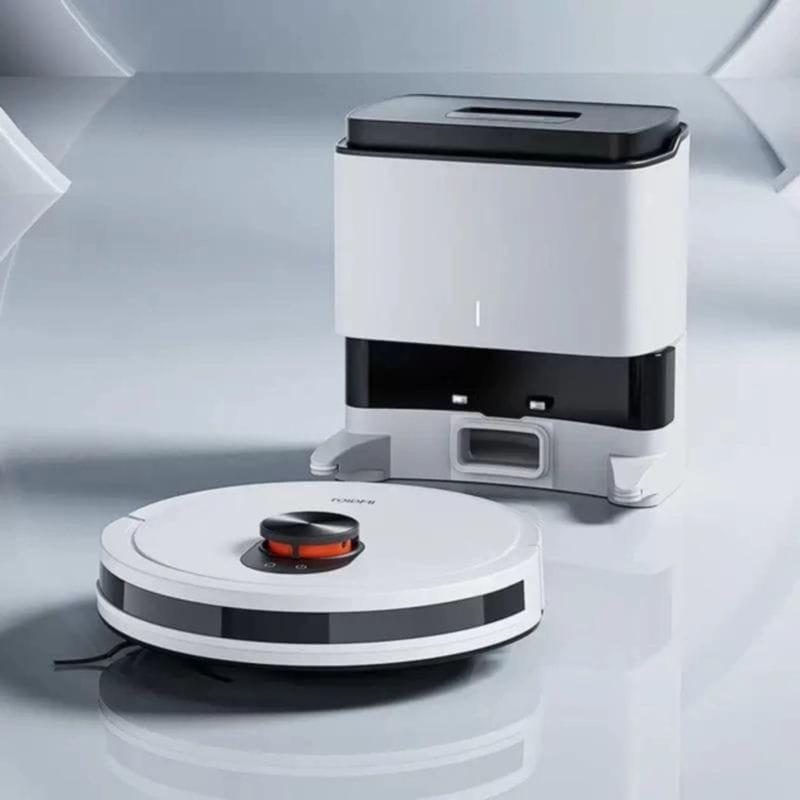 Vista frontal del ROIDMI EVE CC Blanco - Robot aspirador