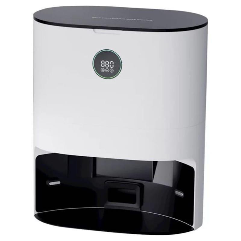 Vista frontal de la estación de carga del Robot aspirador ROIDMI EVE Max Blanco