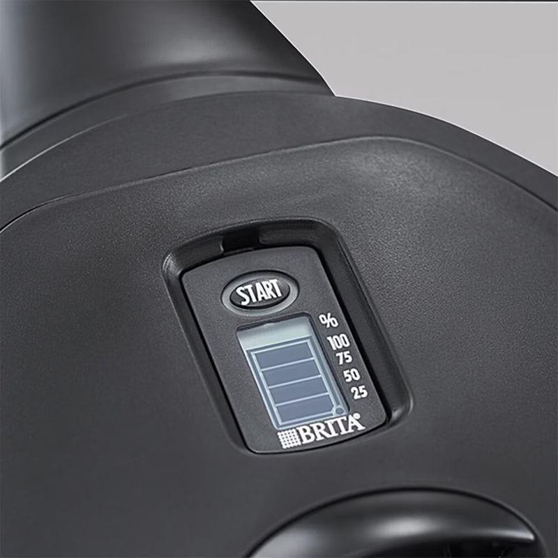 Chaleira Elétrica Russel Hobbs Purity com filtro brita Preto/Aço/Transparente Indicador de troca do filtro