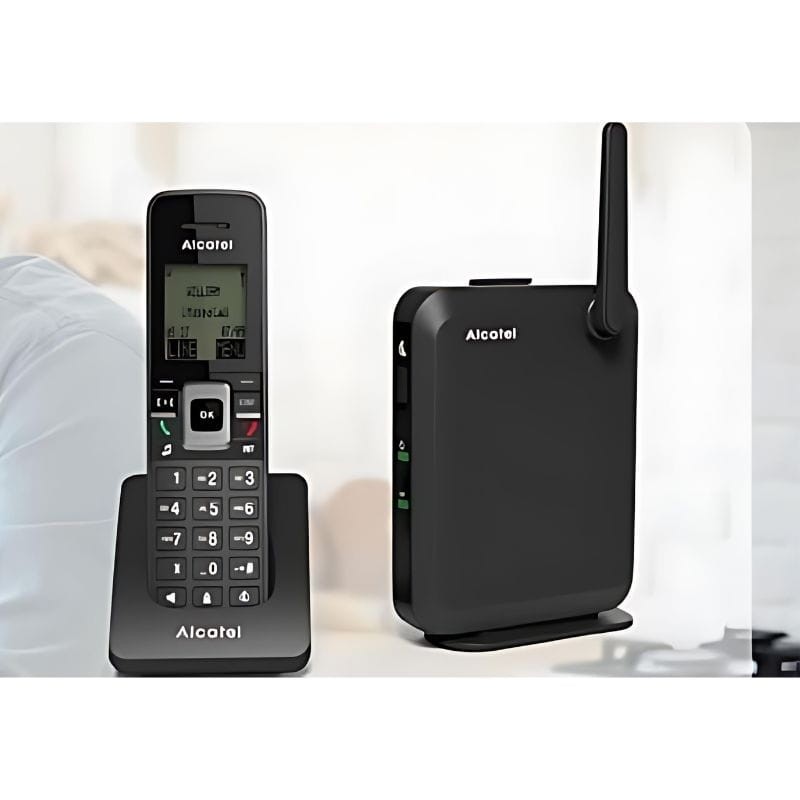 Alcatel S280 EWE Negro - Teléfono DECT rango 300metros