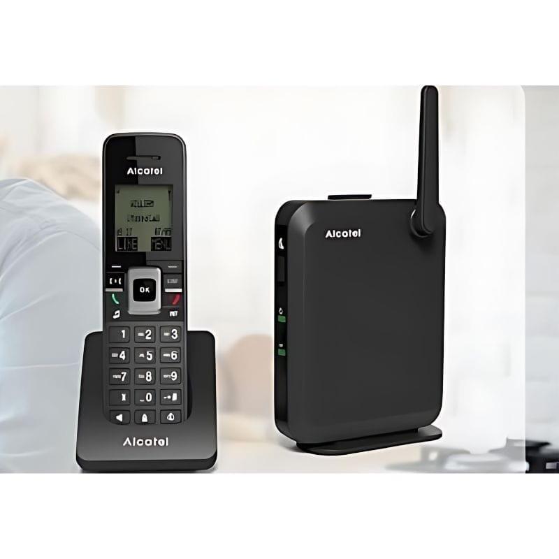 Alcatel S280 EWE Negro - Teléfono DECT rango 300metros