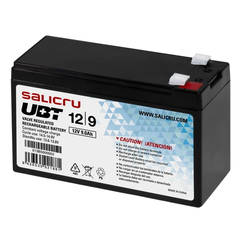 Salicru UBT 12V/9A Noir - Batterie