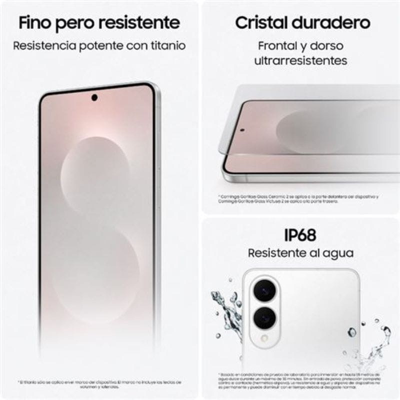 Samsung Galaxy S25 Edge 5G 12GB/512GB Titanium Jetblack características de la pantalla