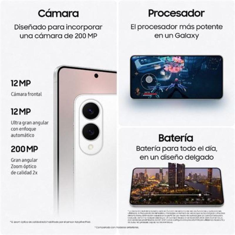 Samsung Galaxy S25 Edge 5G 12GB/512GB Titanium Jetblack características de la cámara