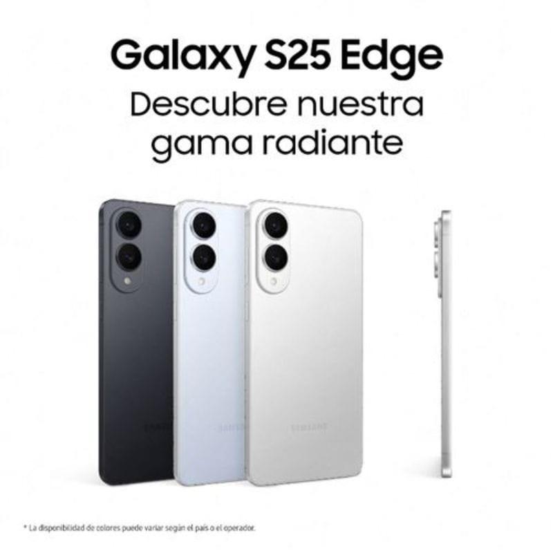 Samsung Galaxy S25 Edge 5G 12GB/512GB Titanium Jetblack imagen de los colores disponibles
