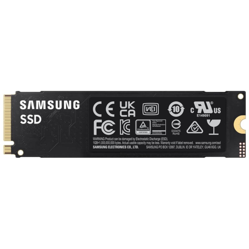 Samsung 990 EVO 1 TB - SSD M.2 PCI Express 4.0 NVMe Vista trasera