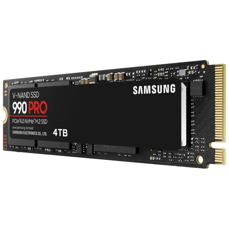 Samsung 990 PRO M.2 4 TB PCIe 4.0 V-NAND - disco rígido SSD vista frontal lado direito