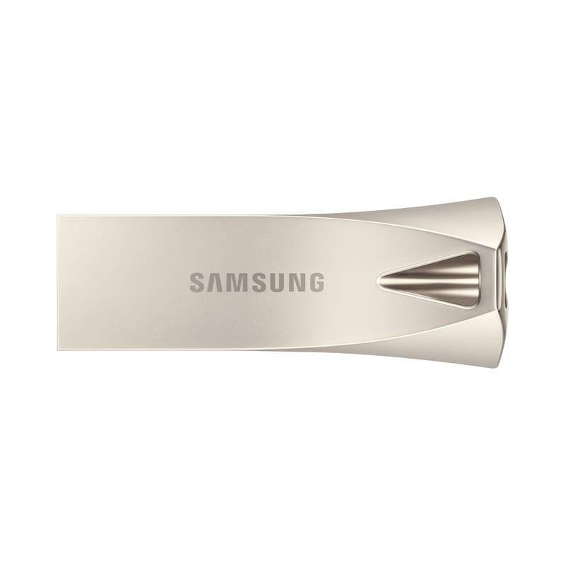 Samsung BAR Plus 64 GB USB 3.2 Prata - Frontal
