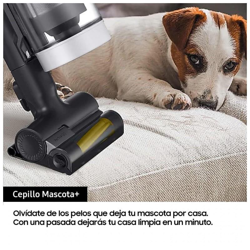Samsung BESPOKE Jet + All in One Clean Station Blanca 210W VS20B95823W/WA - Aspiradora sin Cable cepillo para mascotas