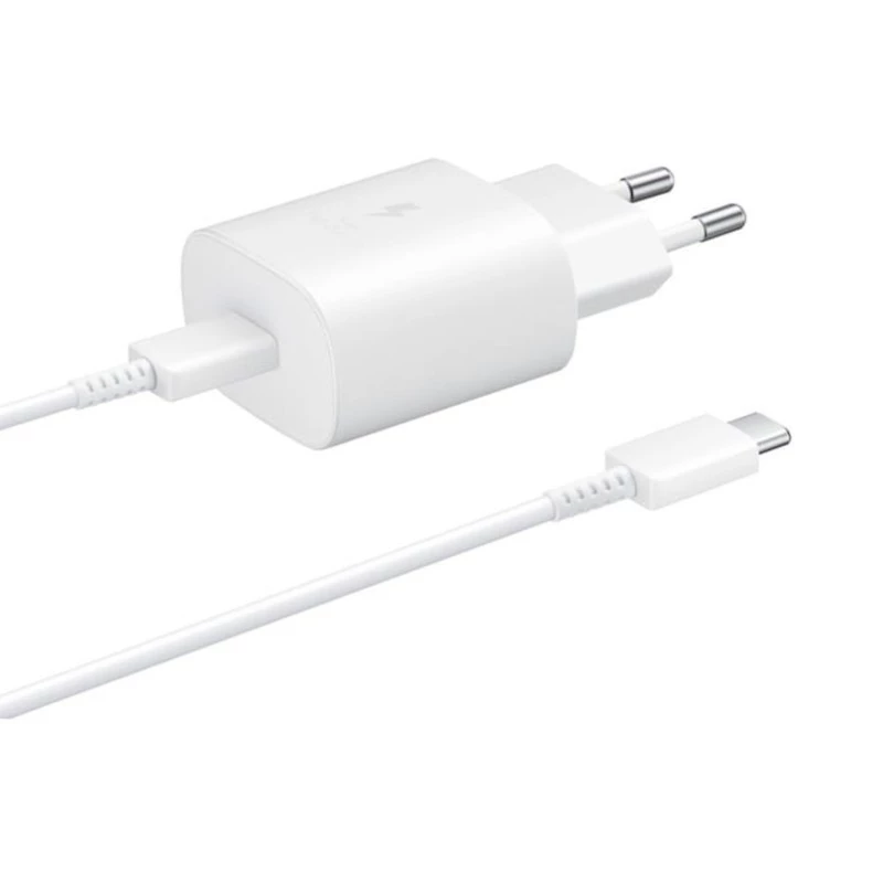 Samsung EP-TA800 1 USB Tipo-C 25W  Carga Rápida Blanco - Cargador de Pared