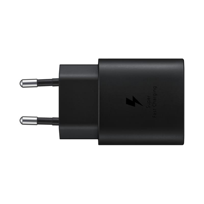 Samsung EP-TA800 25W USB Tipo-C Cable USB-C Negro Vista Lateral