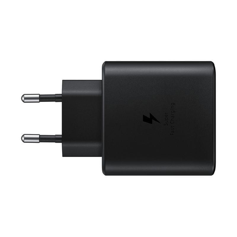 Frontal de Samsung EP-TA845XBEGWW Carga Súper Rápida USB-C 45W Negro - Cargador