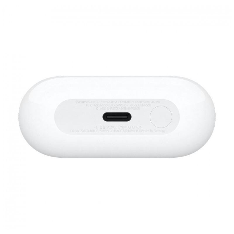 vista inferior de los Auriculares Inalámbricos Samsung Galaxy Buds3 Blanco