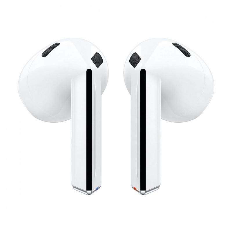 vista trasera de los Auriculares Inalámbricos Samsung Galaxy Buds3 Blanco